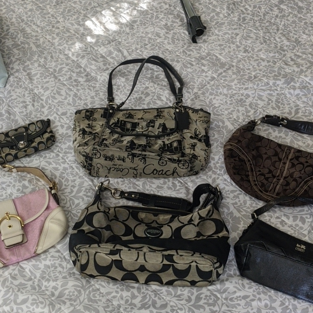 6 coach bags
